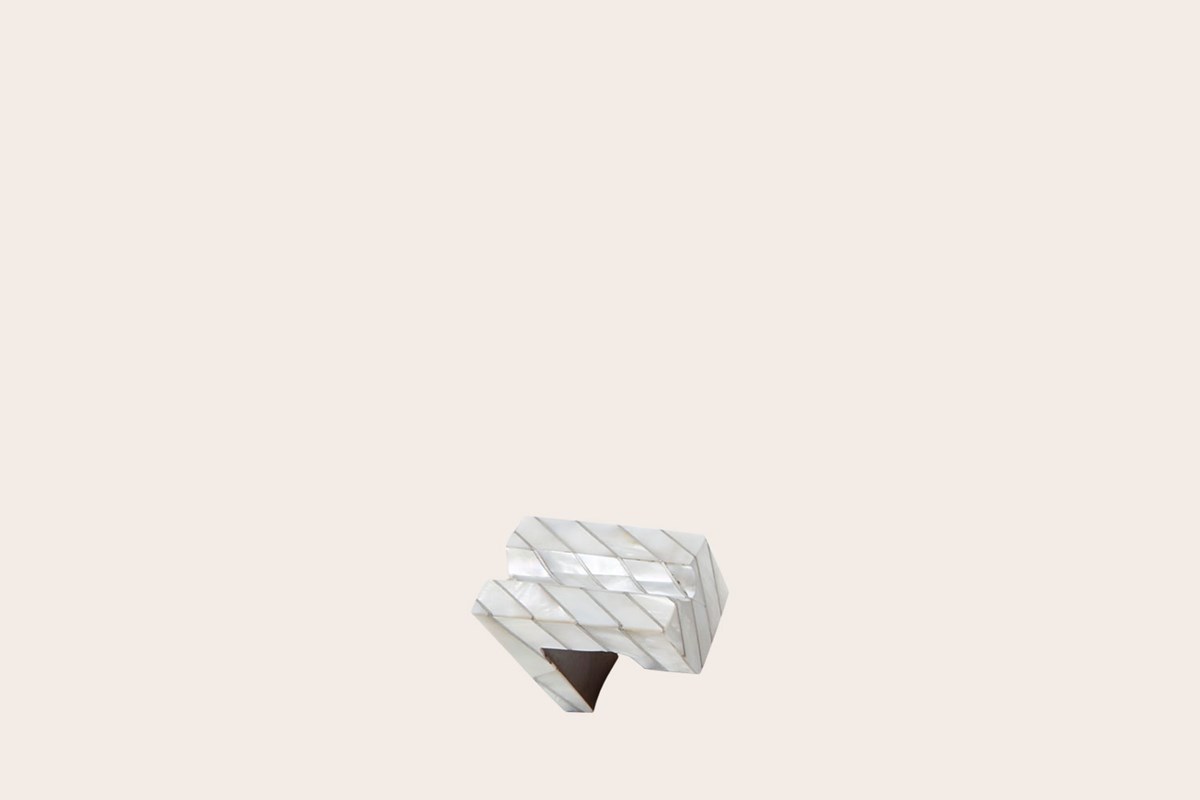 Ashtray Plug-In Mother Of Pearl (square + rectangle)
